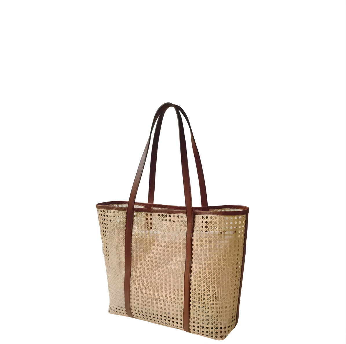 Eleanor Maxi Wicker Tote