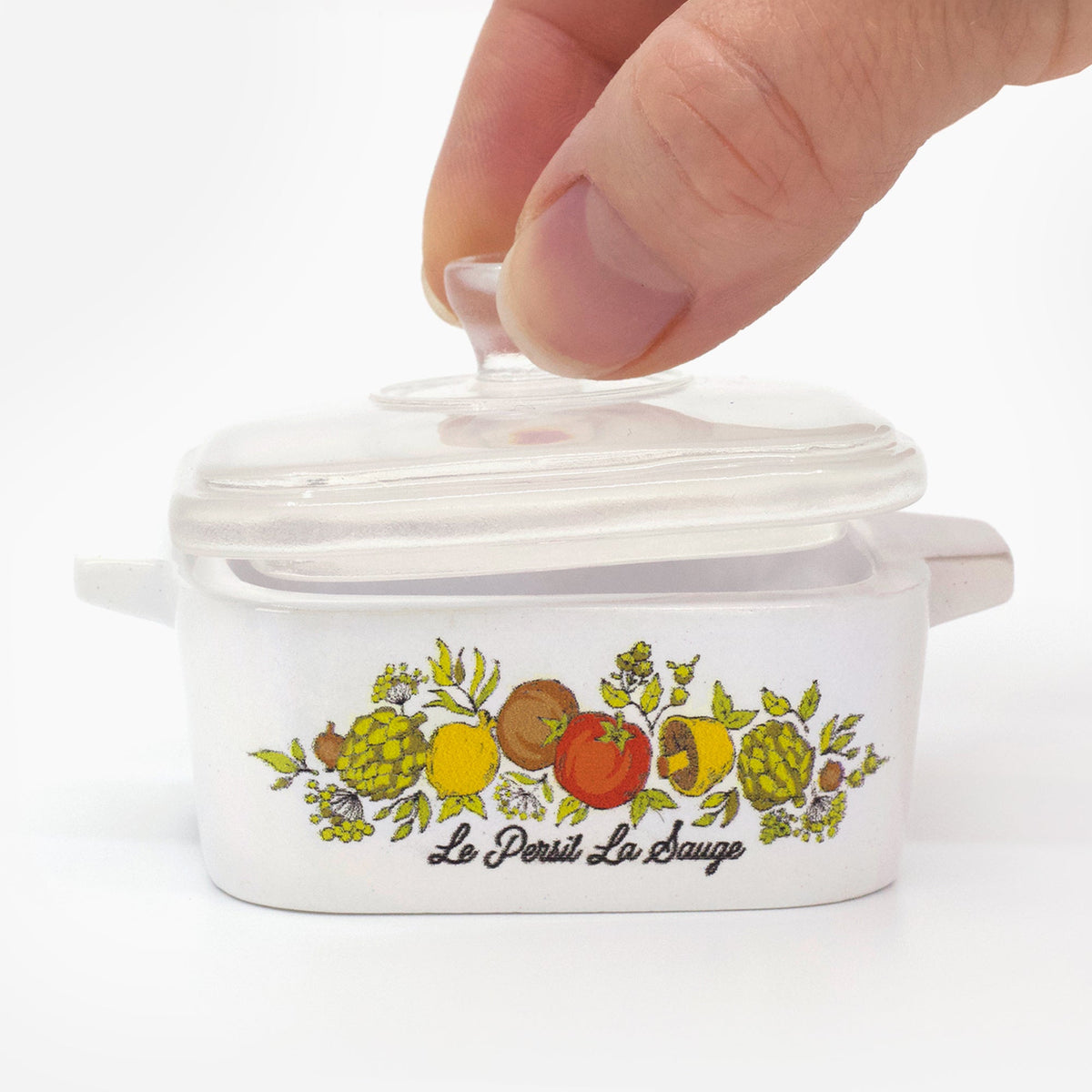 Mini Spice of Life Trinket Box – Corning Ware–Inspired Casserole