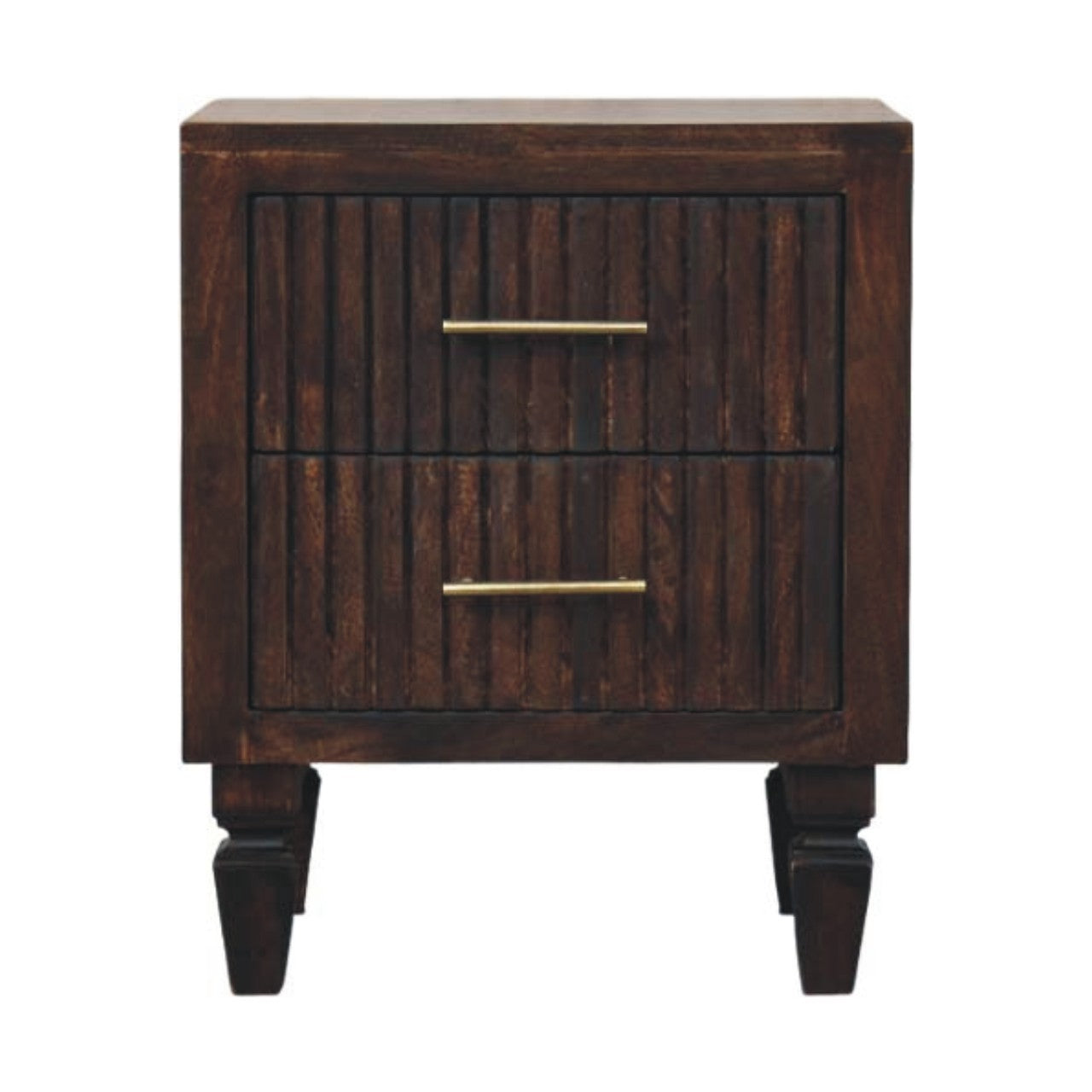 Solid Wood Belmont 2 Drawer Nightstand
