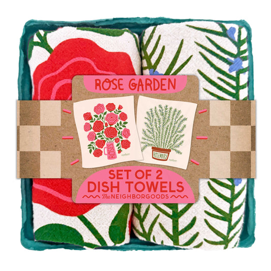 Rose Garden - Dish Towel Set of 2 - Osadia Concept Store