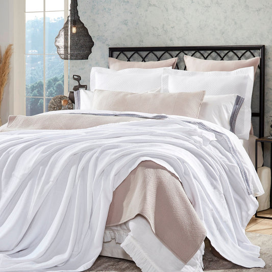 Riviera Chevron Cotton Blanket