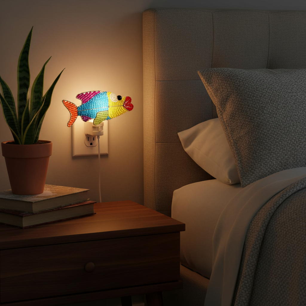 Night Light, Fish (Set of 2)