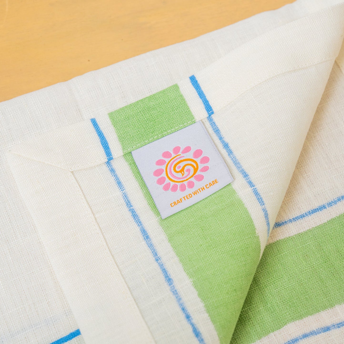 Taal Linen Napkins - Green (Set of 2)