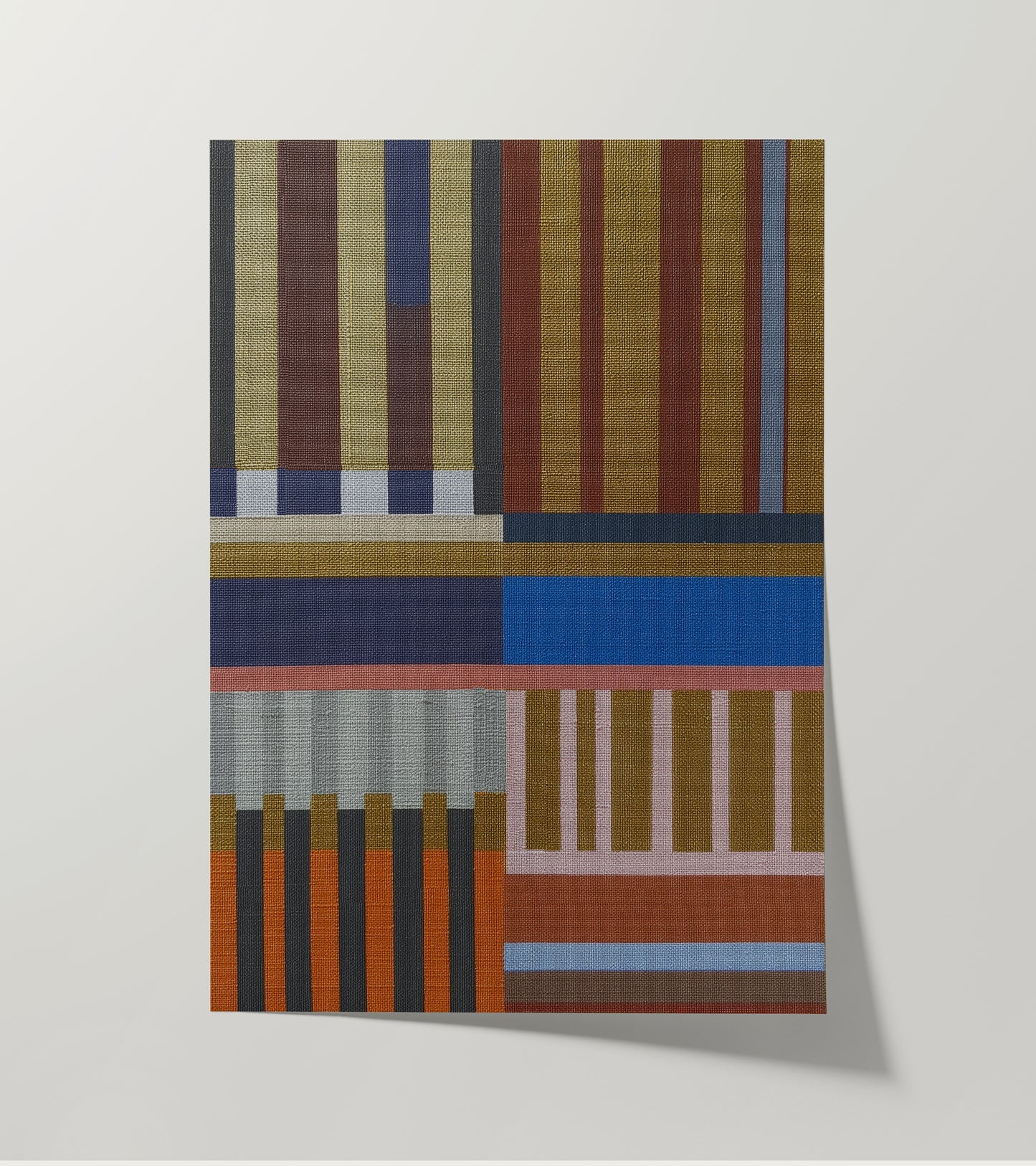 Woven Perspectives No. 03 — Geometric Abstract Art Print