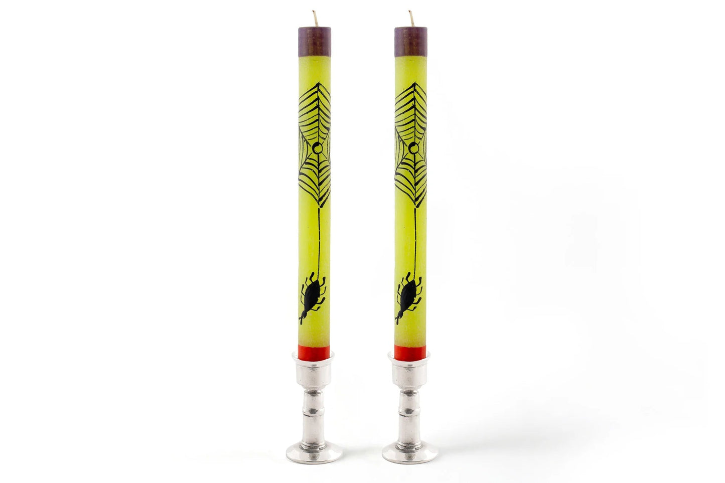 Halloween Painted Candles