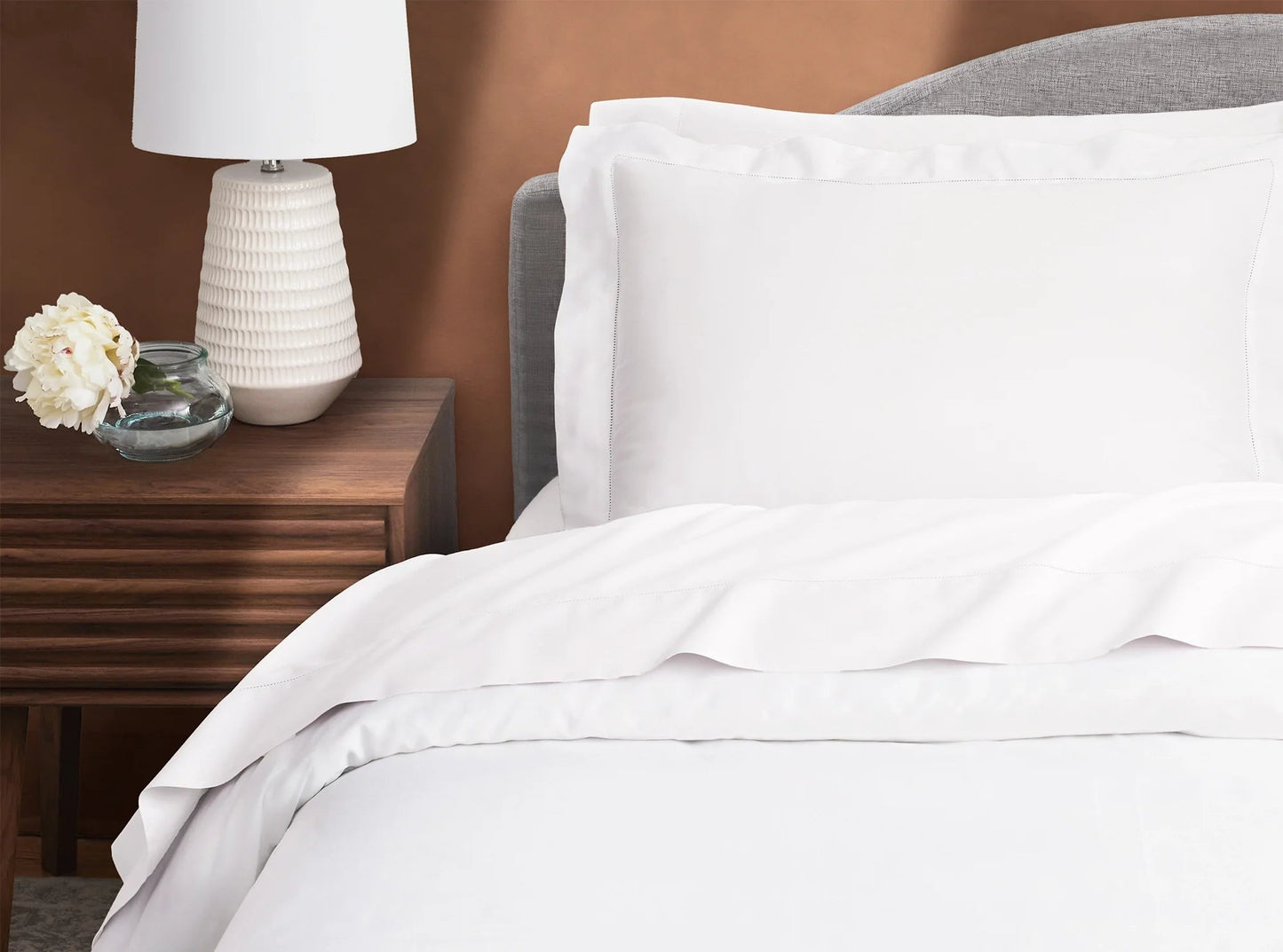 Signature Sateen Hemstitched Duvet Cover