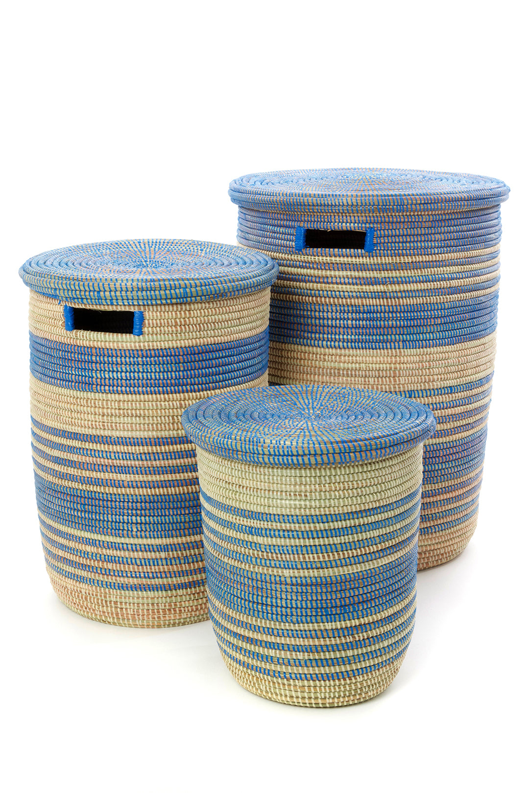 S/3  Ebb & Flow Striped Hampers