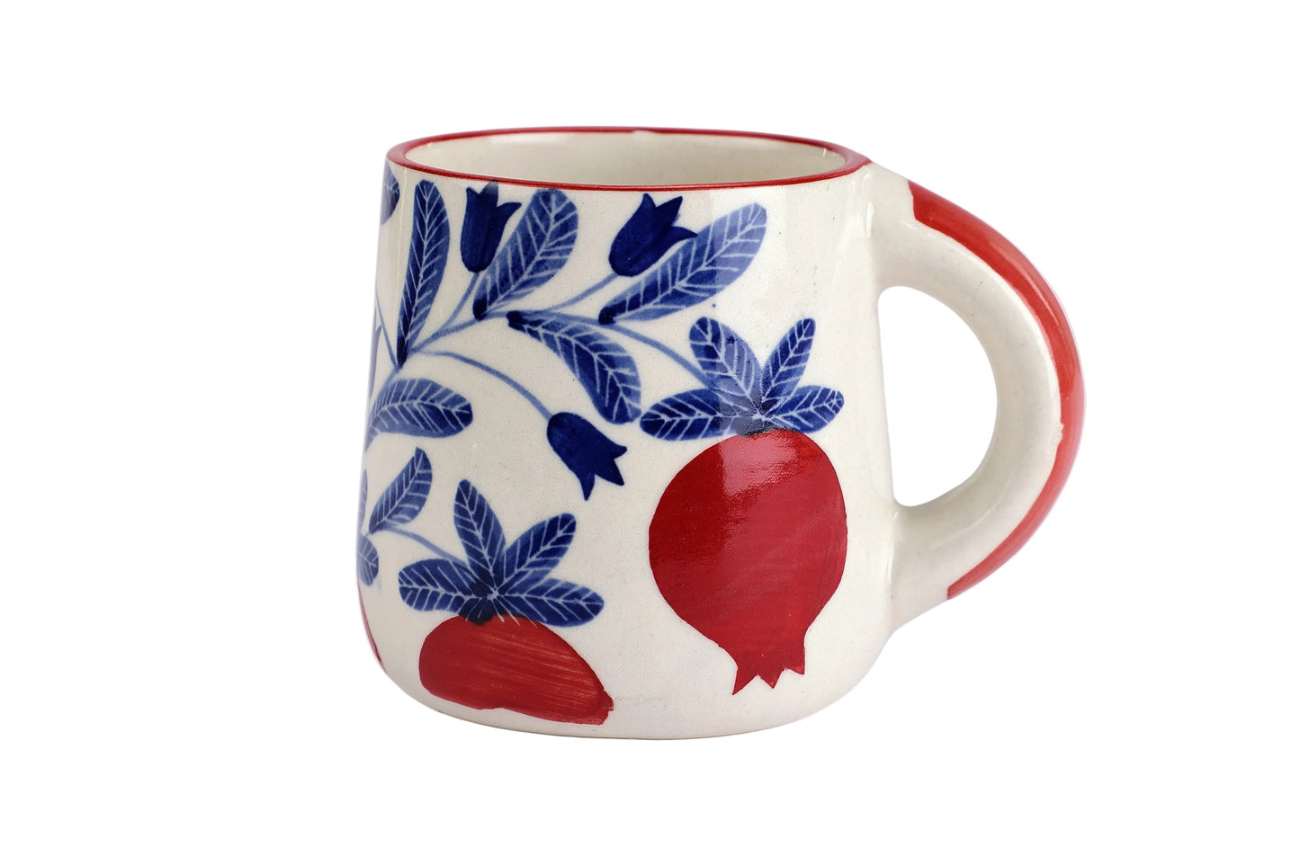 Anaar Coffee Mug- Red ,  3.5 X 3 Inches  (set of 2)