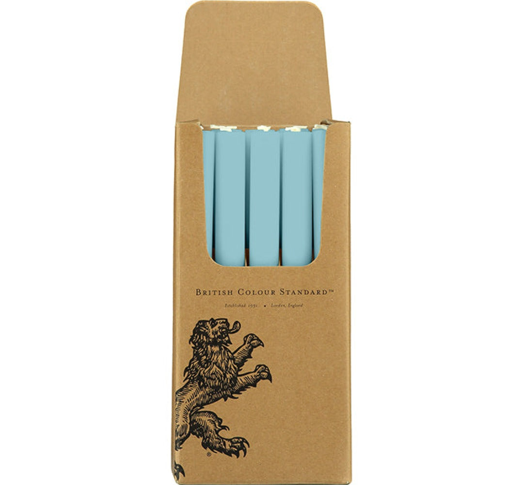 S/25 Powder Blue Dinner Candles