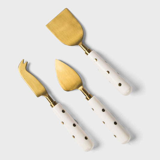 Sitara Cheese Server/Knives Set of 3