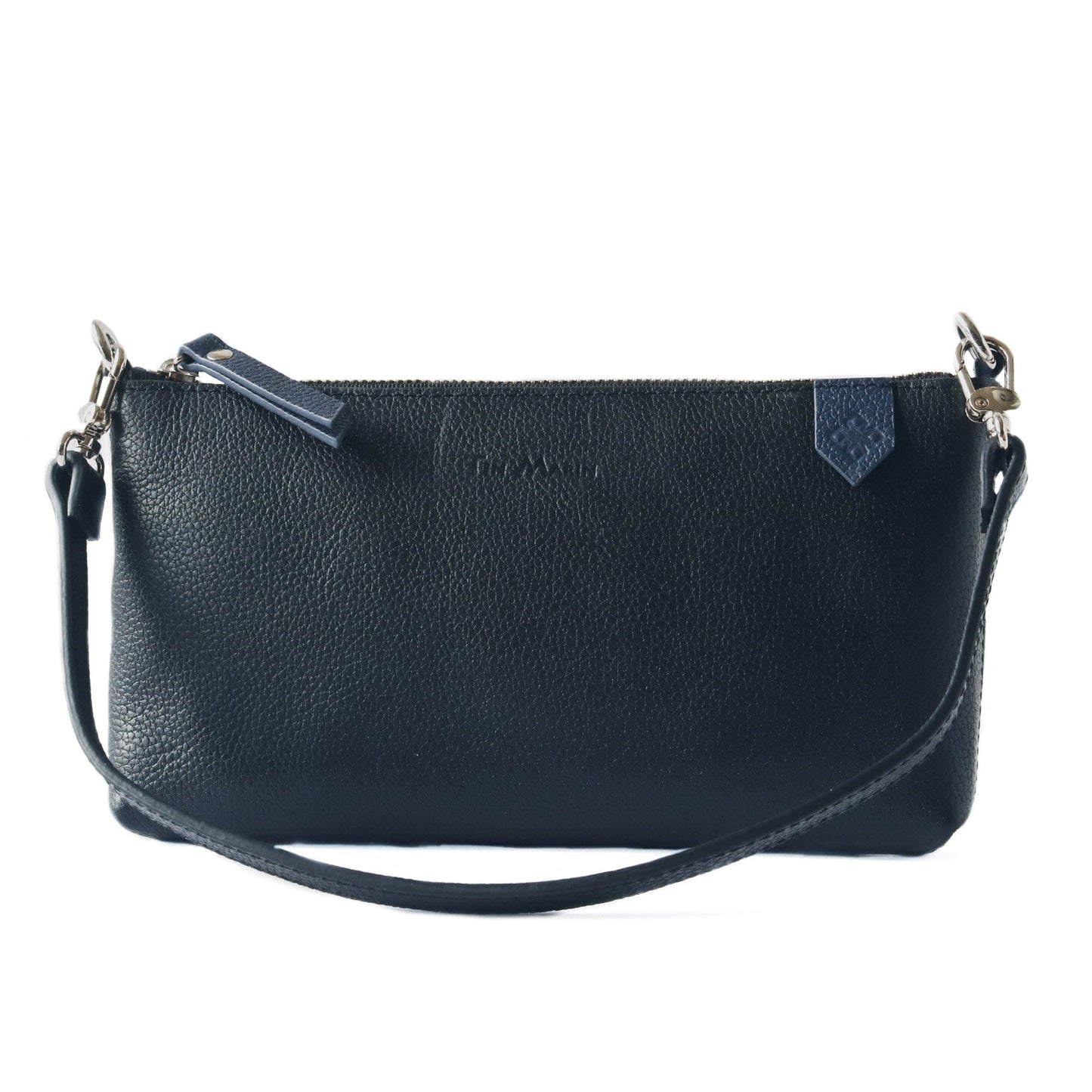 Elia Convertible Leather Bag – Clutch, Shoulder & Crossbody