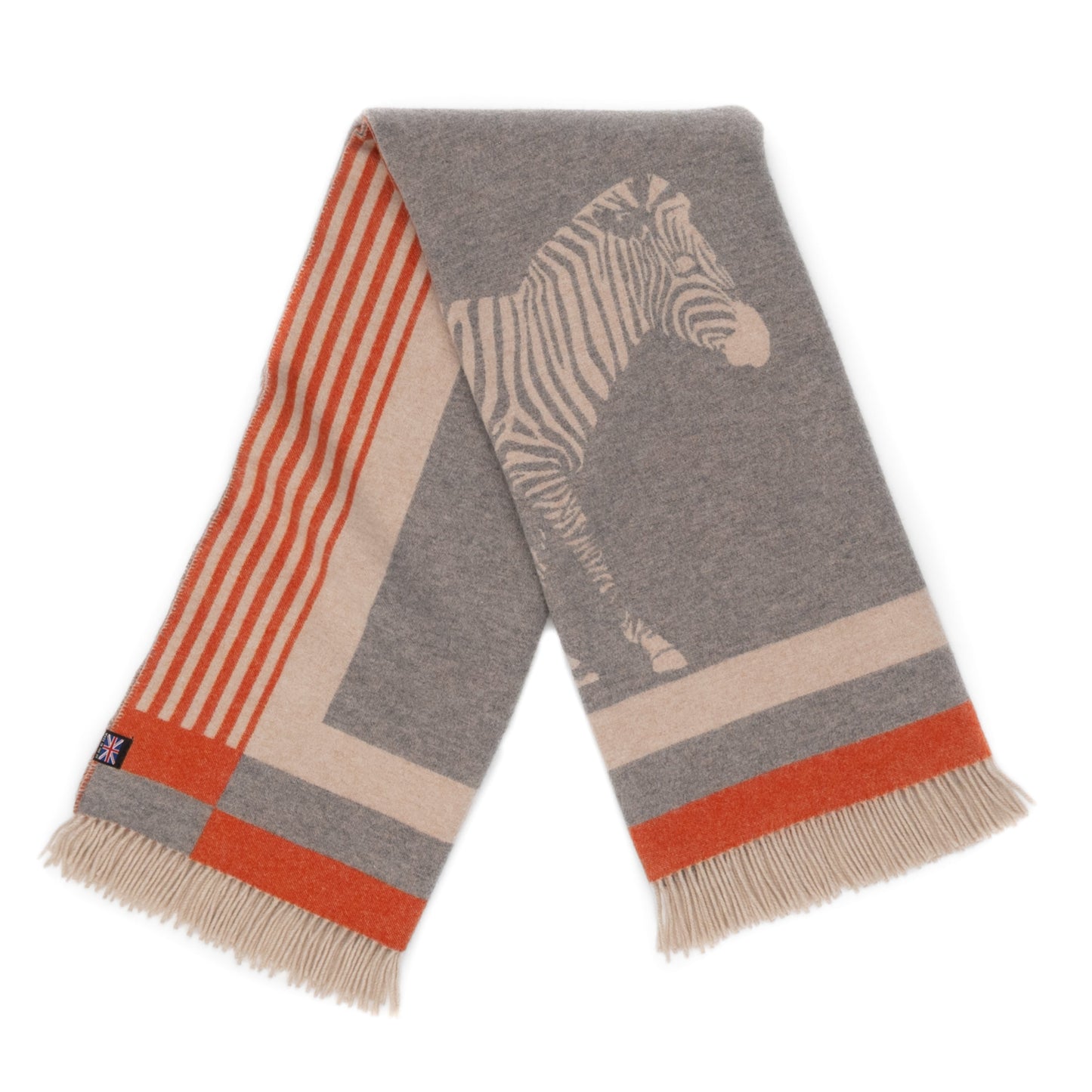 Savanna Equestrian Reversible Throw – Extra-Fine Italian Merino Wool | 56" x 72"