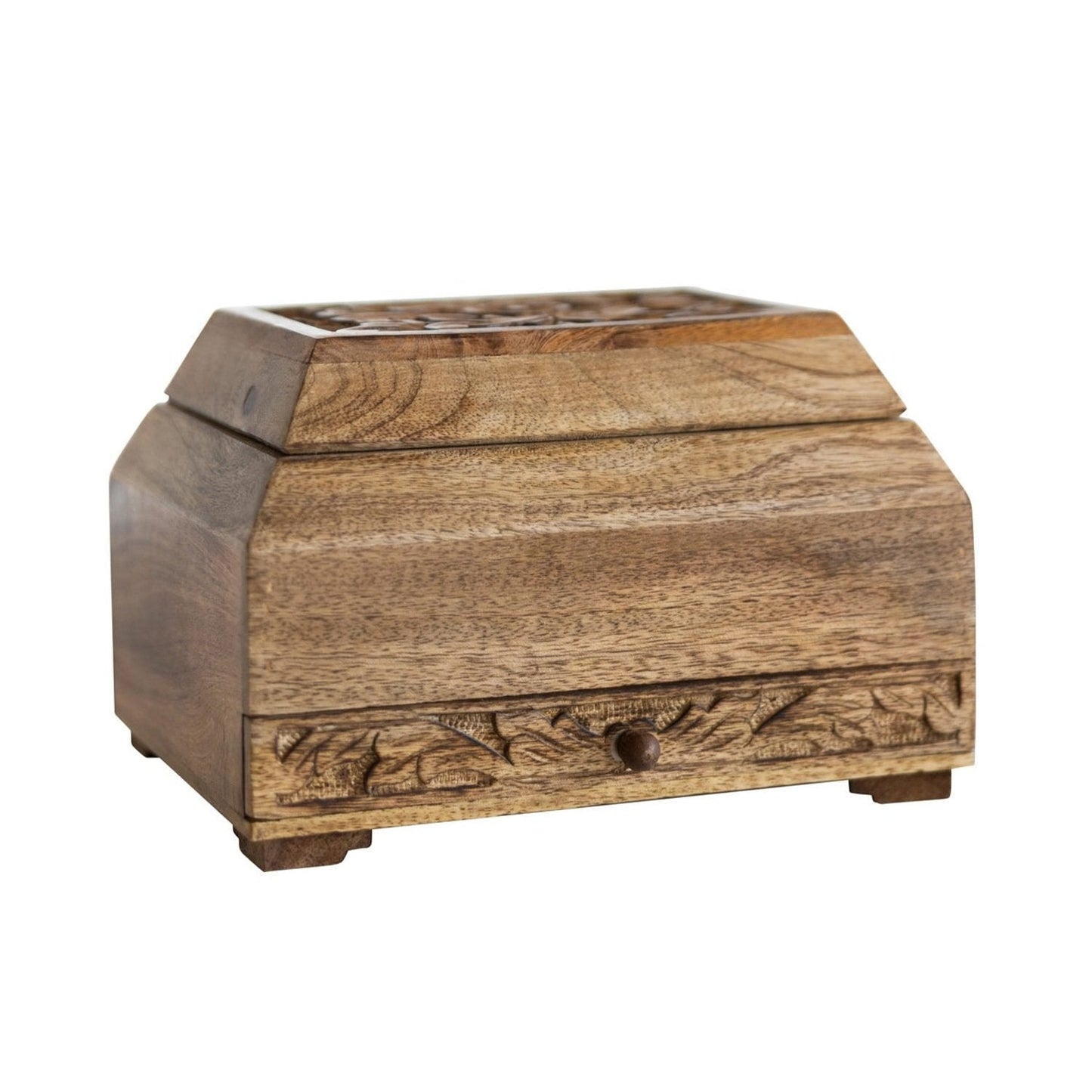 Phoolon Mango Wood Jewelry Box