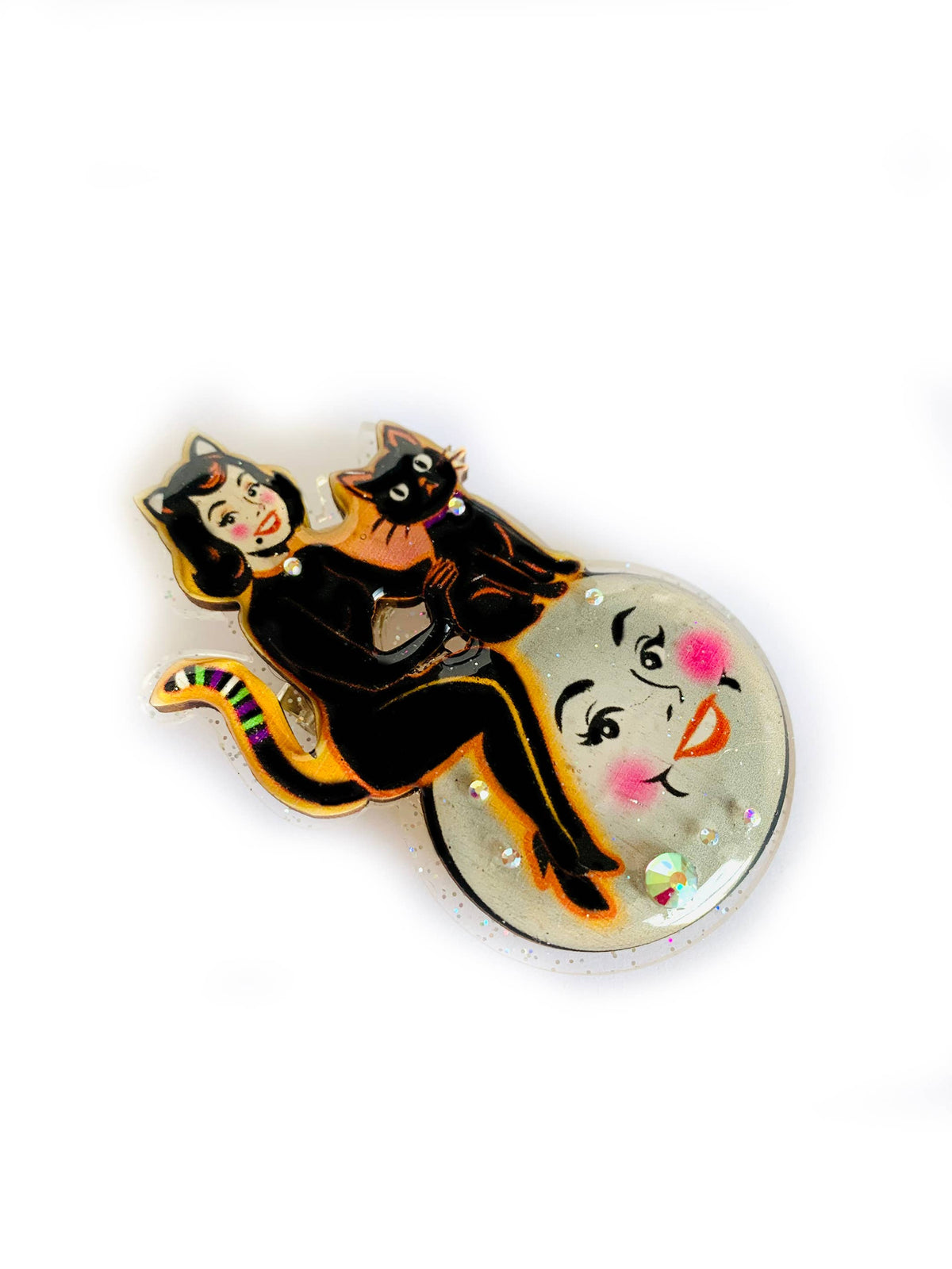 Retro Halloween Statement Brooch