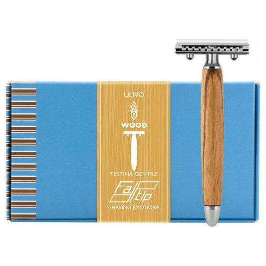 Fatip Double Edge Safety Razor Wood Ulivo Pc