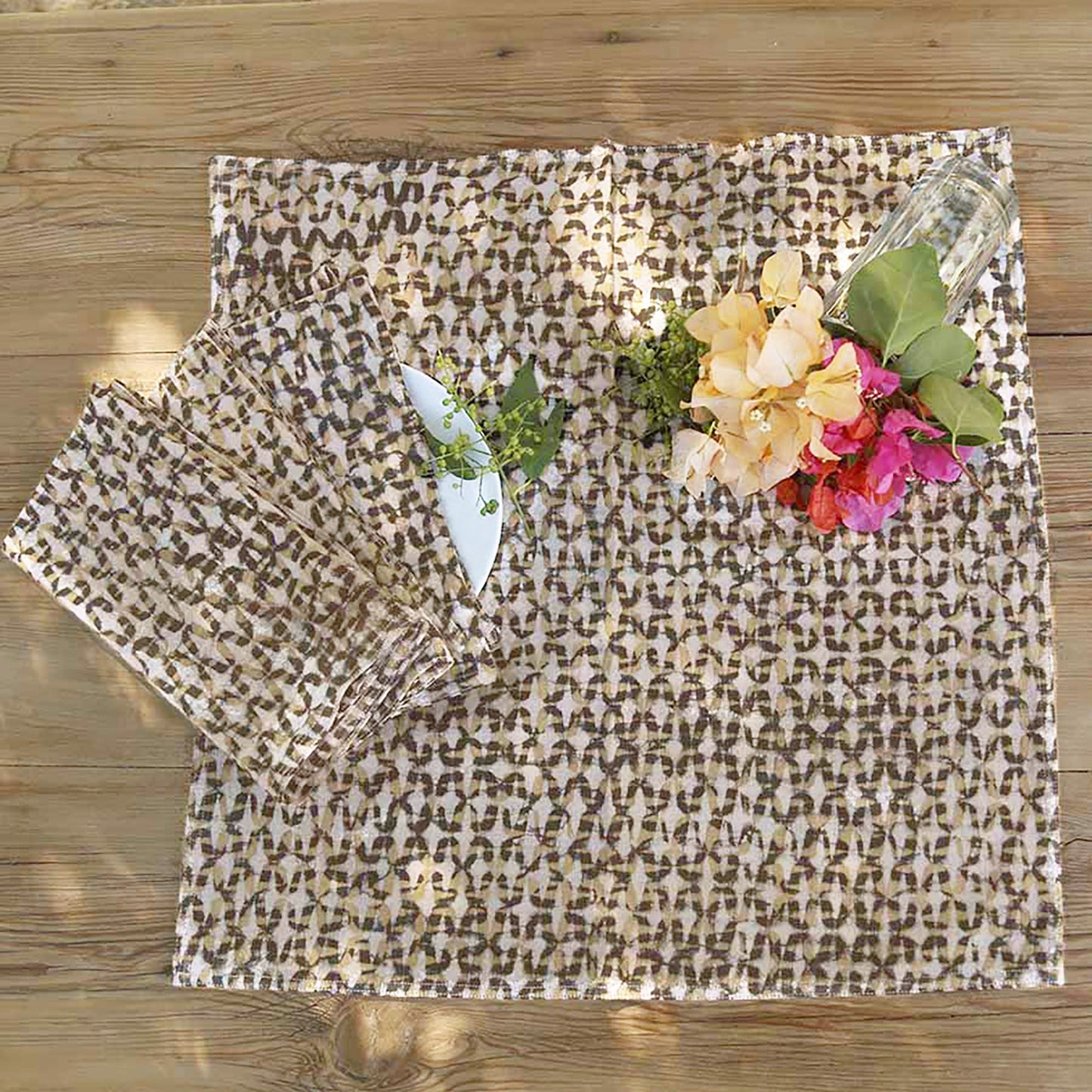 Boho Block Print Napkins (Set of 4) - Sparrow