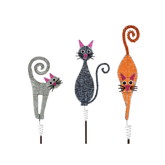 Cat Garden Stake (Set of 3)