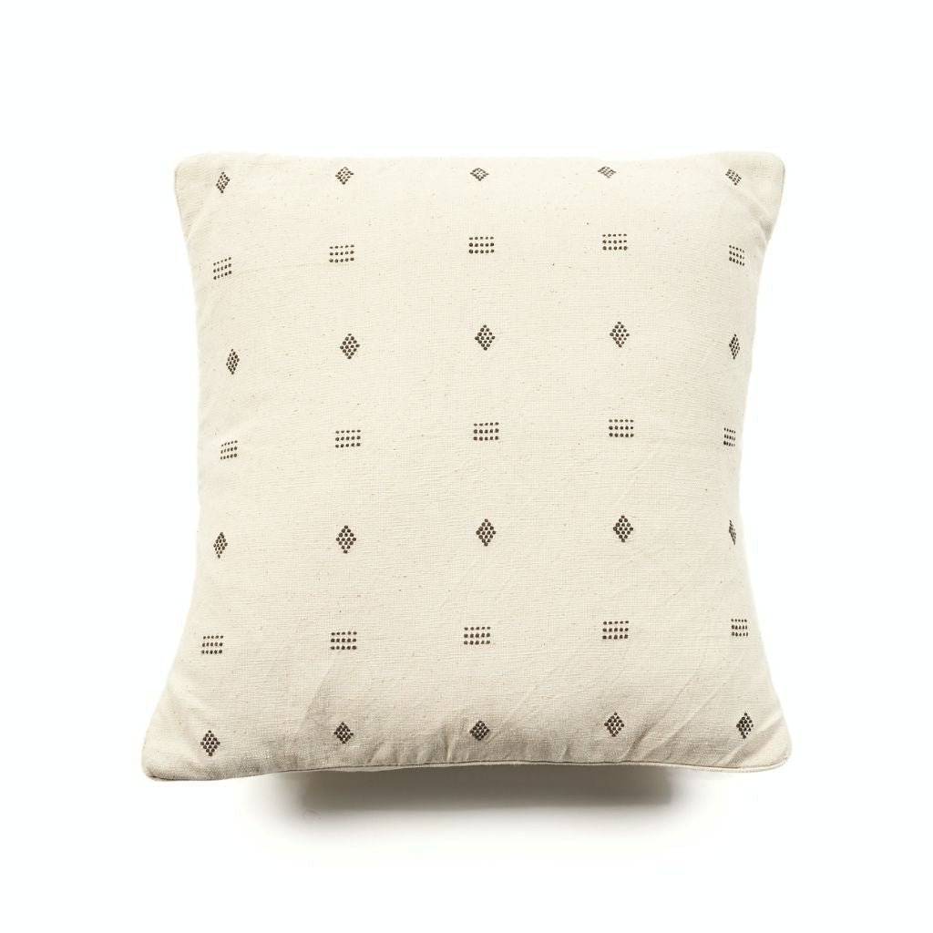 Nira Choco Hand Spun Organic Cotton Handloom Pillow