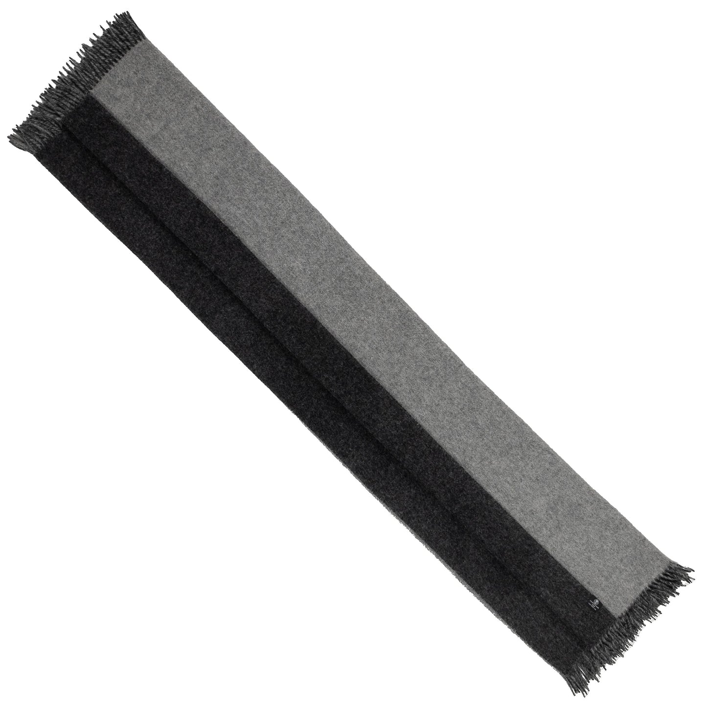 Highland Tweeds Reversible Double Cloth Throw (Silver/Grey)