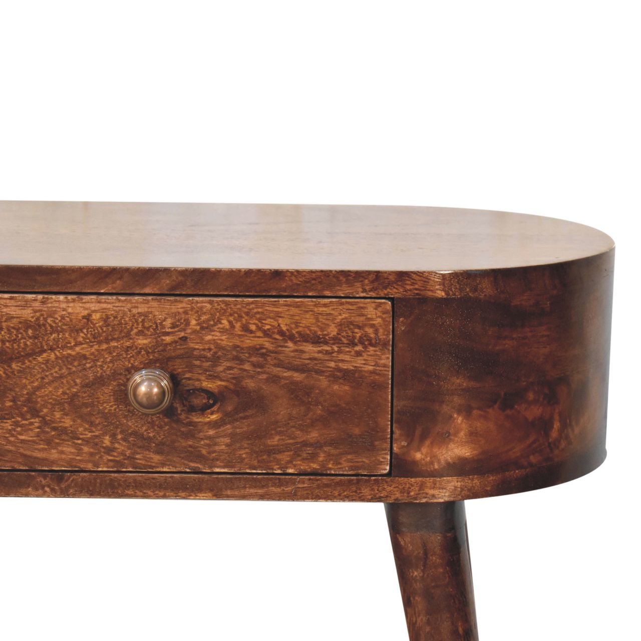 Solid Wood Mini Albion California Walnut Console
