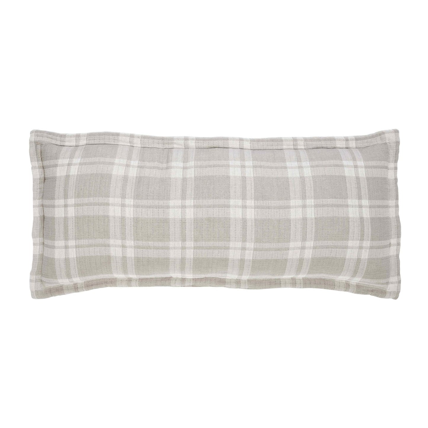 Doyle Check Cotton Blanket Deco Pillow