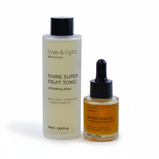 Renew + glow night routine