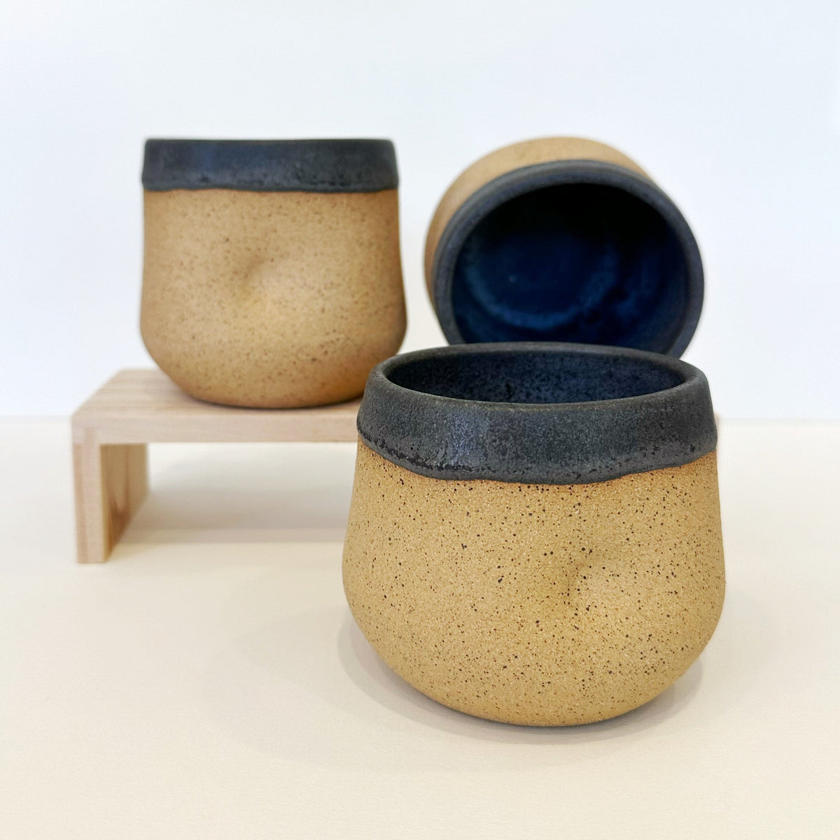 HUG MUGS Charcoal (set of two) 8oz