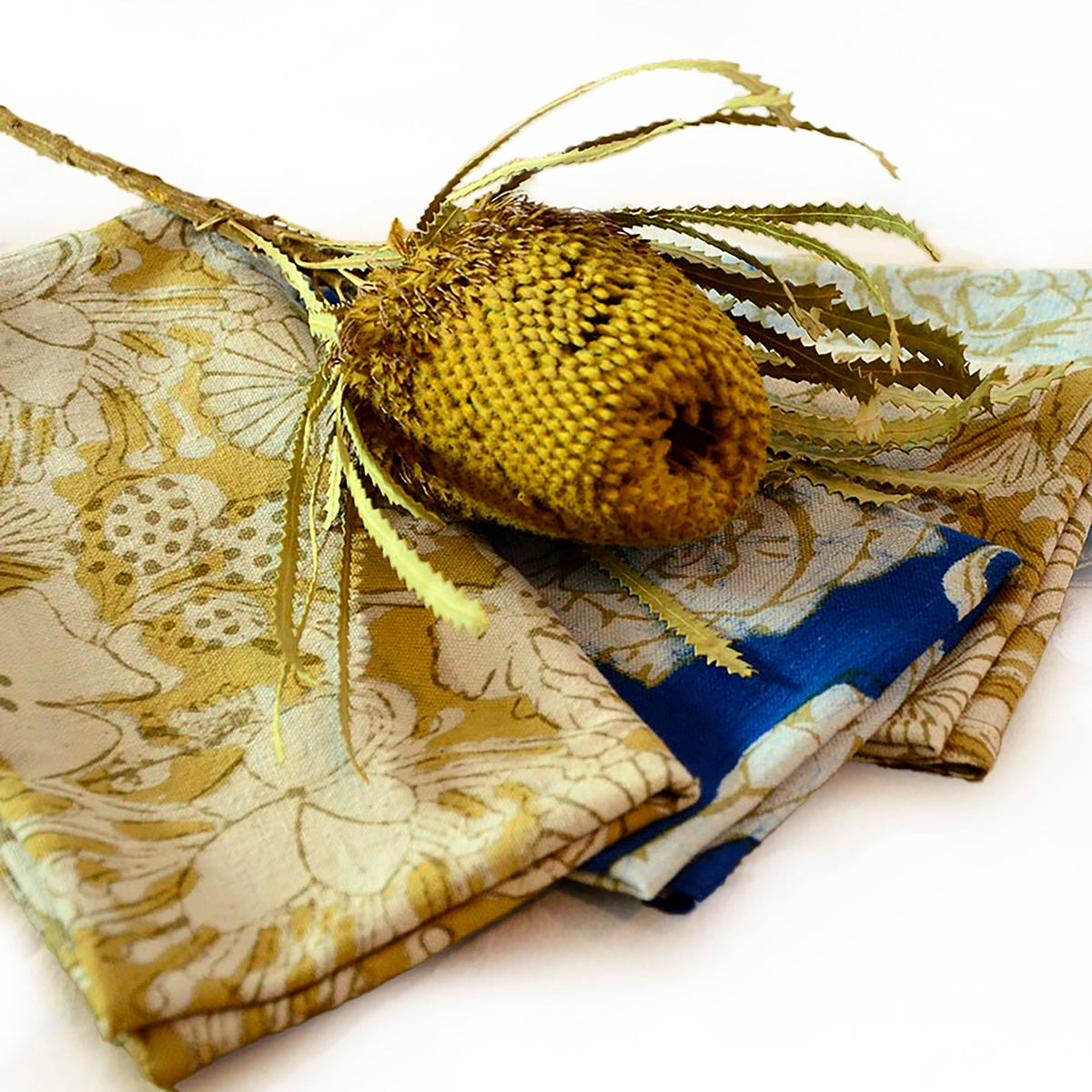 Mix & Match Block Print Cotton Napkins (Set of 4) - Eve