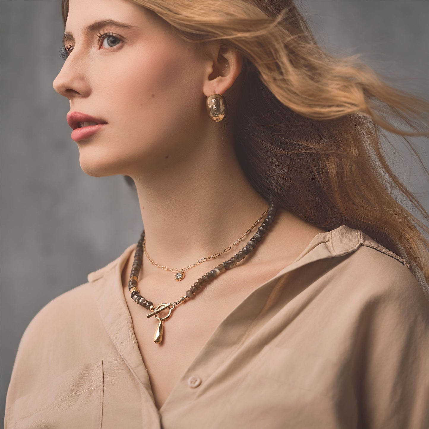 Genesis Bronze Earrings