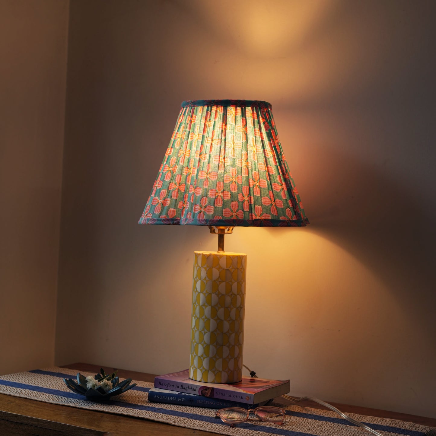 Petals Handblocked Lampshade