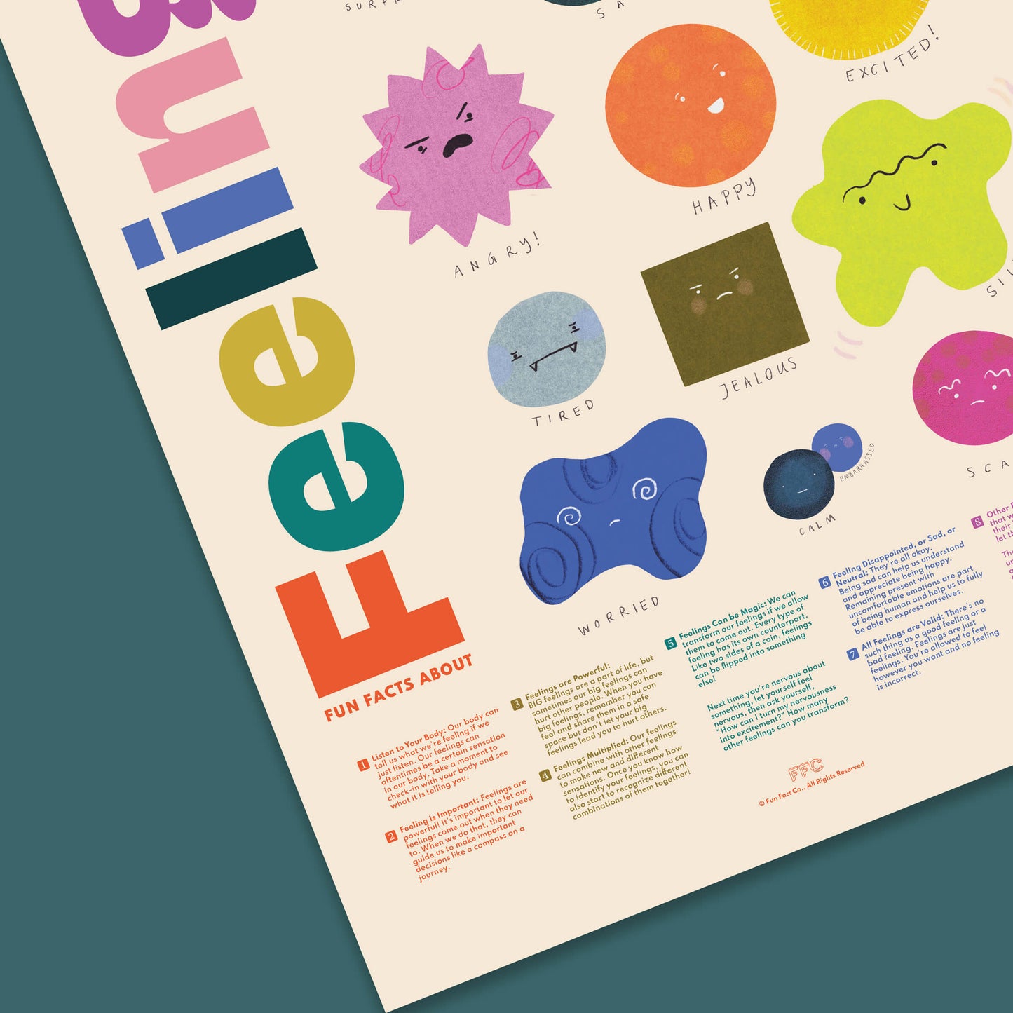 Fun Facts About Feelings Giclée Print