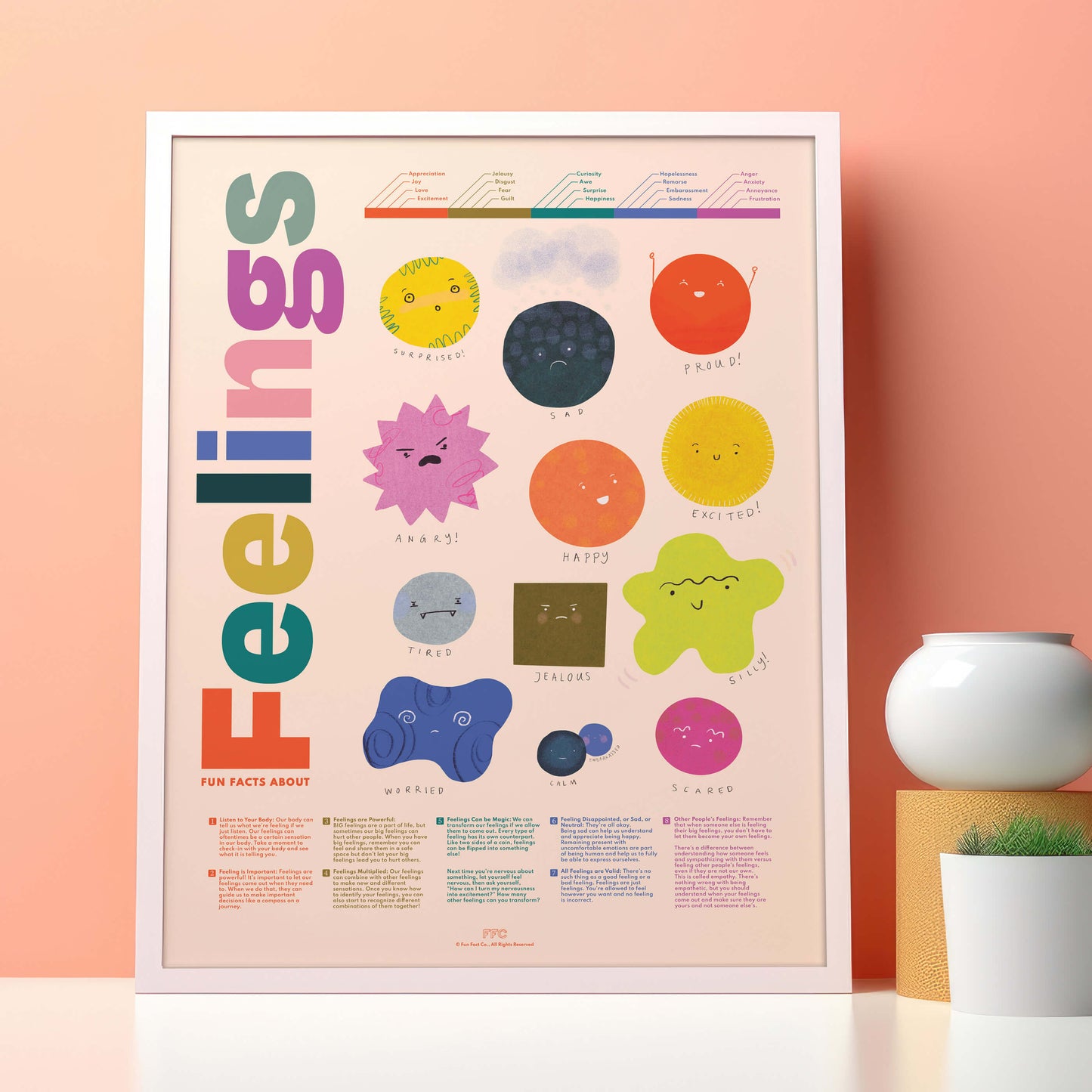 Fun Facts About Feelings Giclée Print