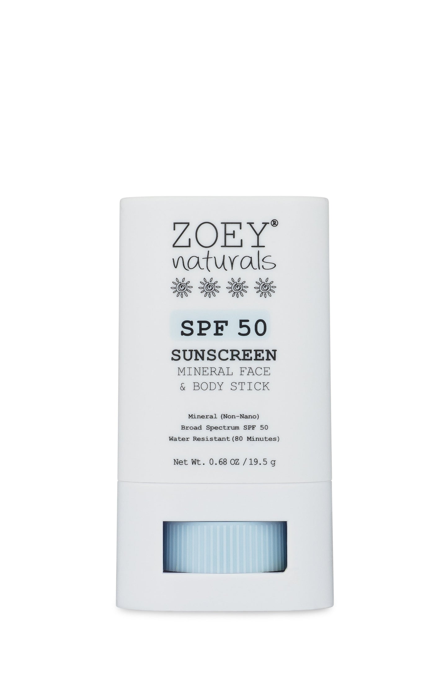 Zoey Naturals SPF 50 Mineral Sunscreen Stick