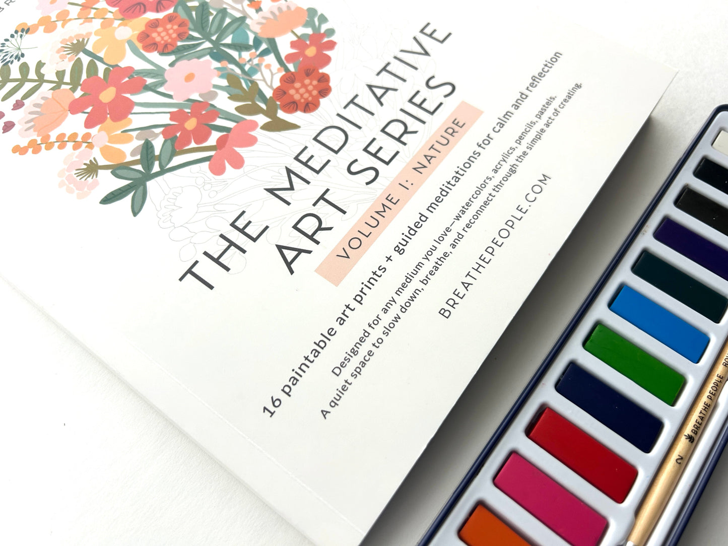 Meditative Art Workbook, 16 Pages of Guided Creative Ritual