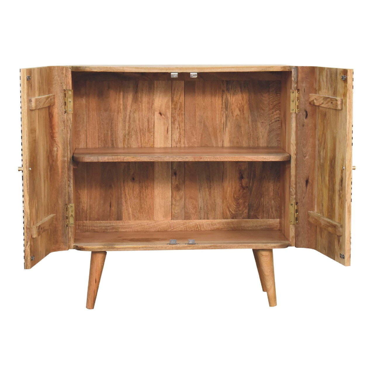 Solid Wood Edessa Bone Inlay Cabinet