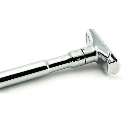 Merkur Futur Adjustable Safety Razor Gift Time & Blades - Polished