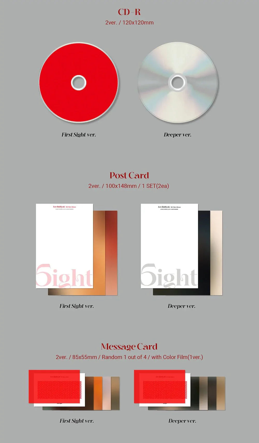 Lee Jin Hyuk 5th Mini Album - 5Ight