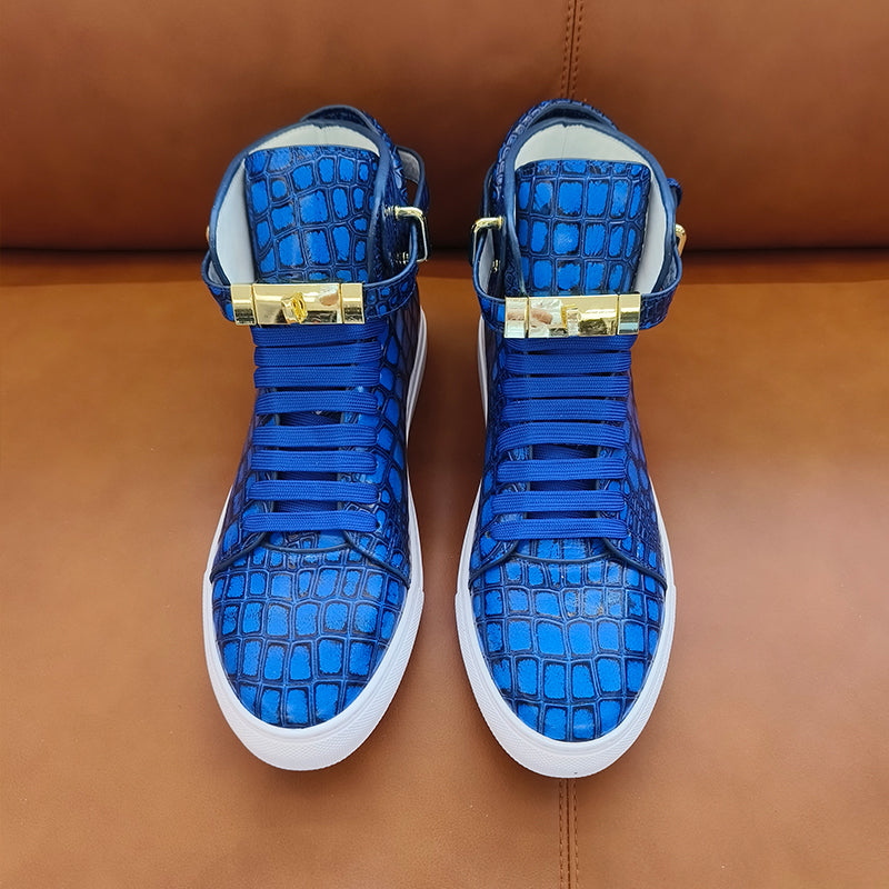 Sovereign High-Top Luxe Sneakers