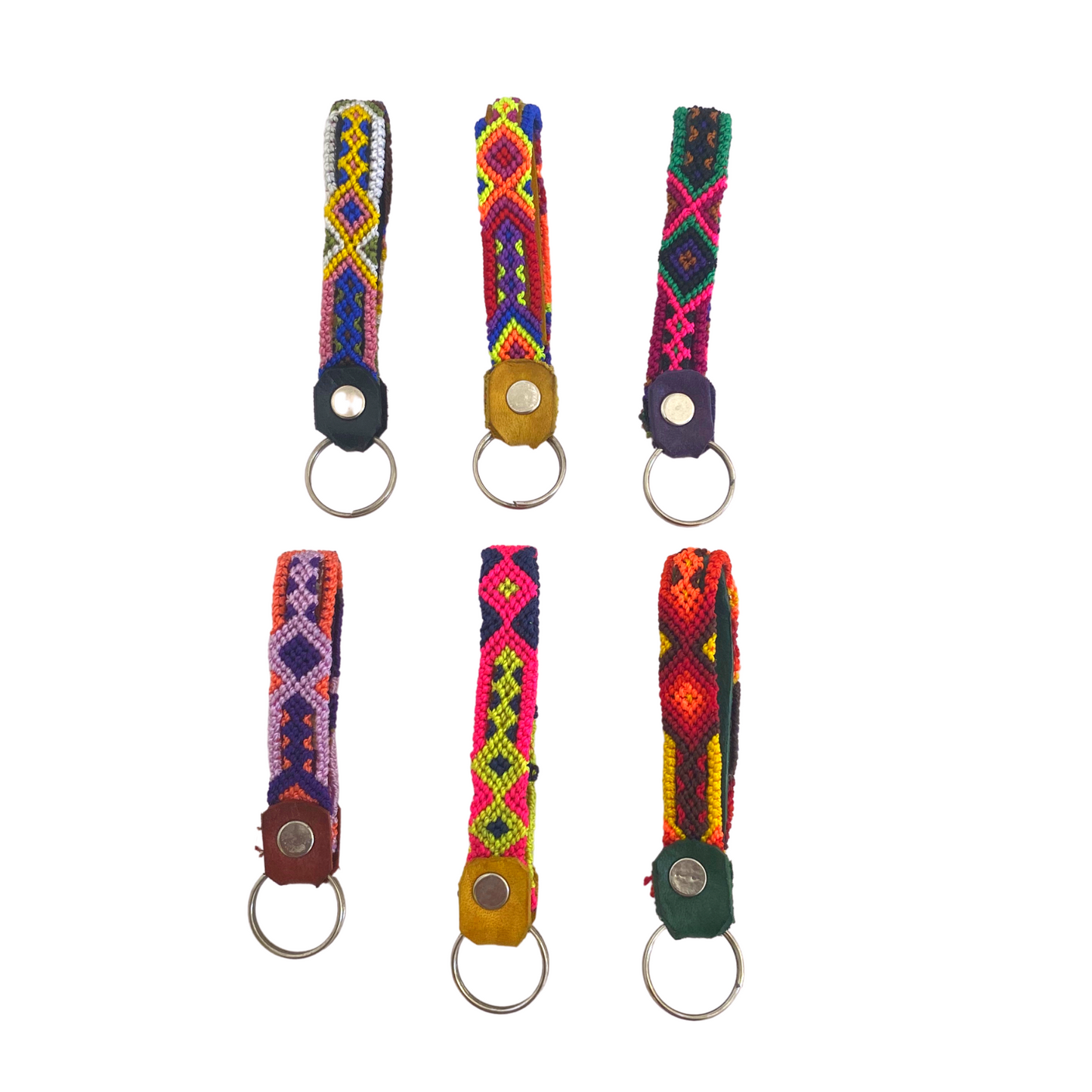 Friendship Leather Loop Key Chain - Mexico