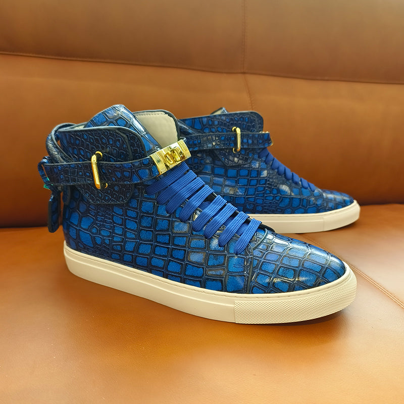 Sovereign High-Top Luxe Sneakers