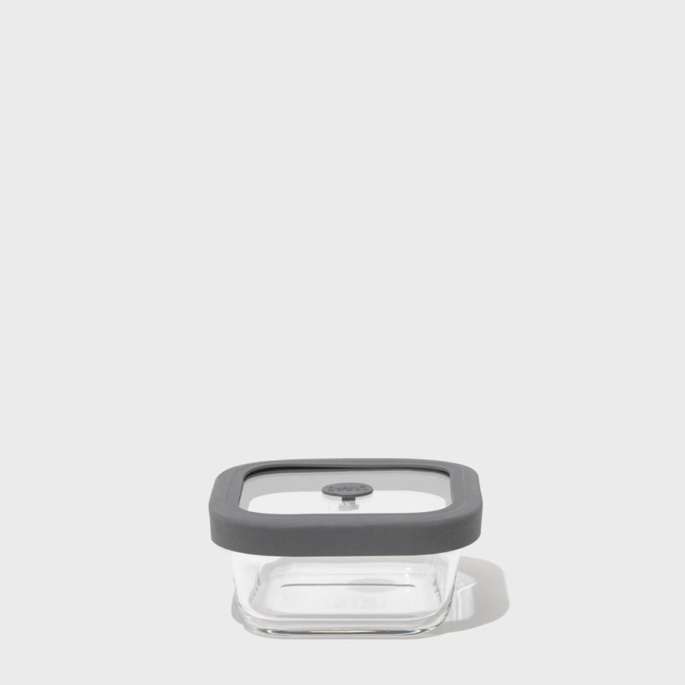Square Glass Food Storage Containers (Set of 4) - Osadia Concept Store