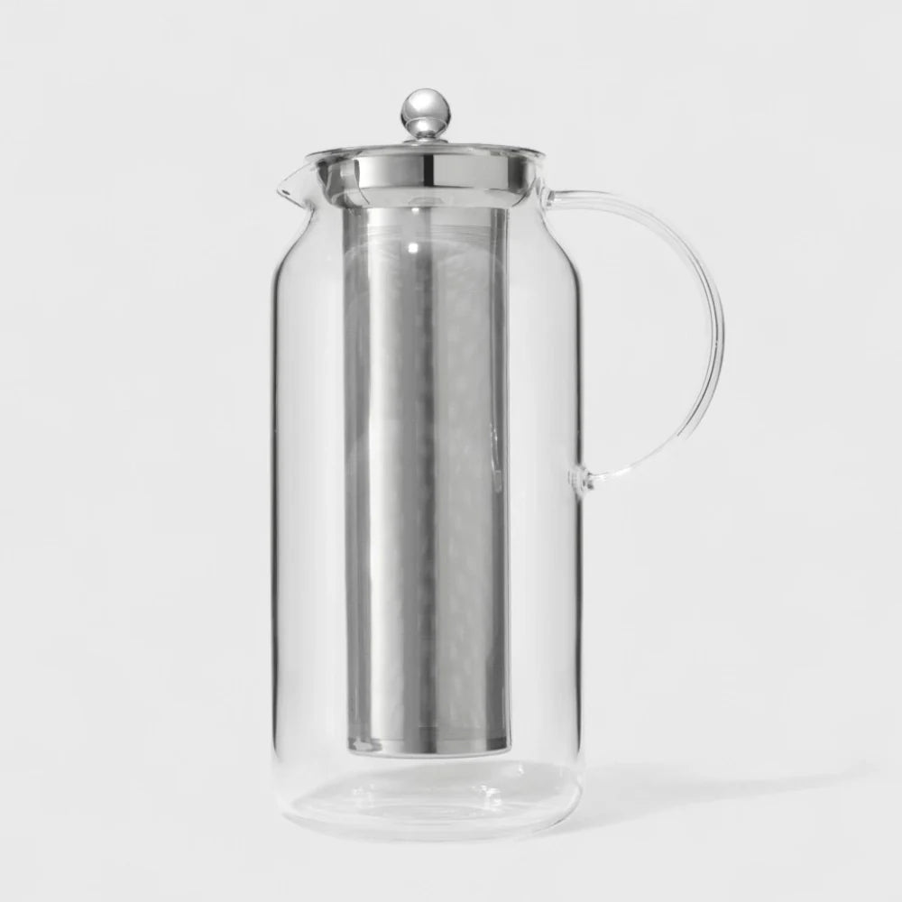 Tea & Water Glass Pitcher with Infuser - Osadia Concept Store