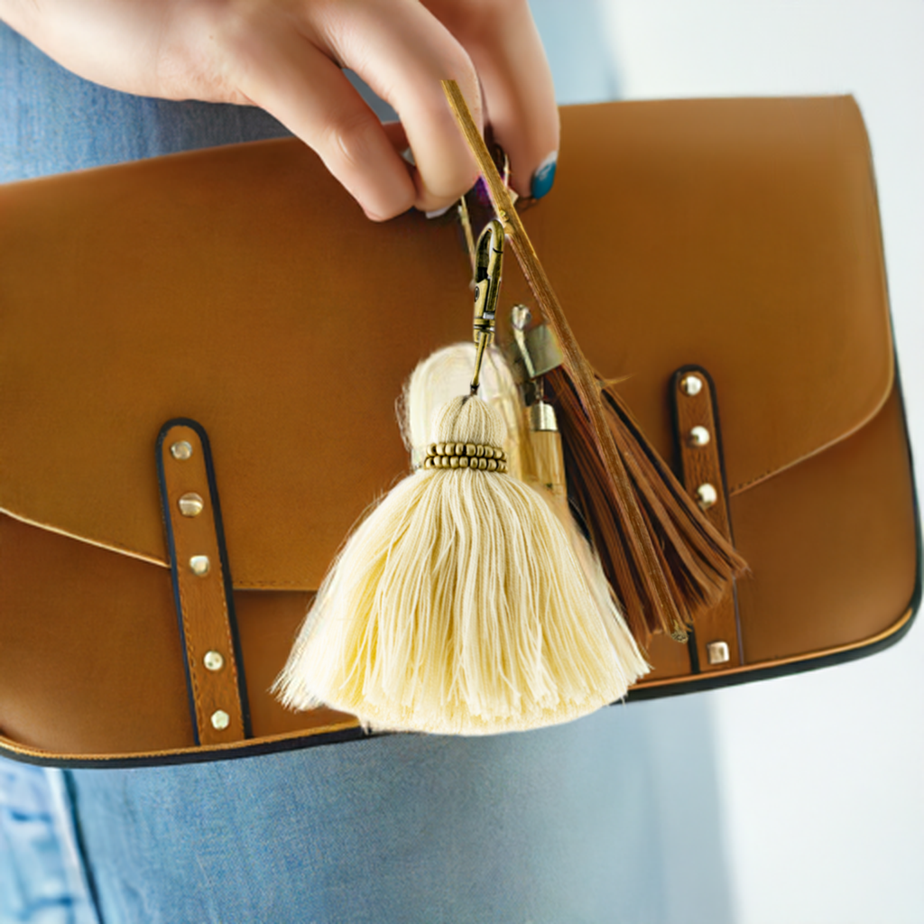 Beaded Tassel Zipper Pull with Lobster Clasp - Thailand