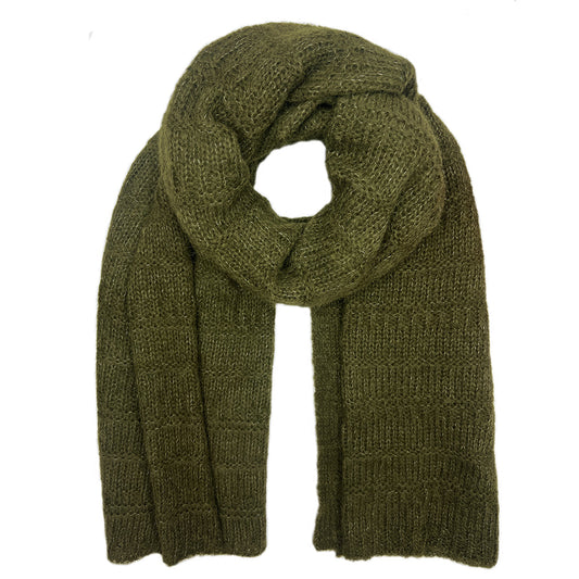 Moss Green Highland Alpaca Scarf