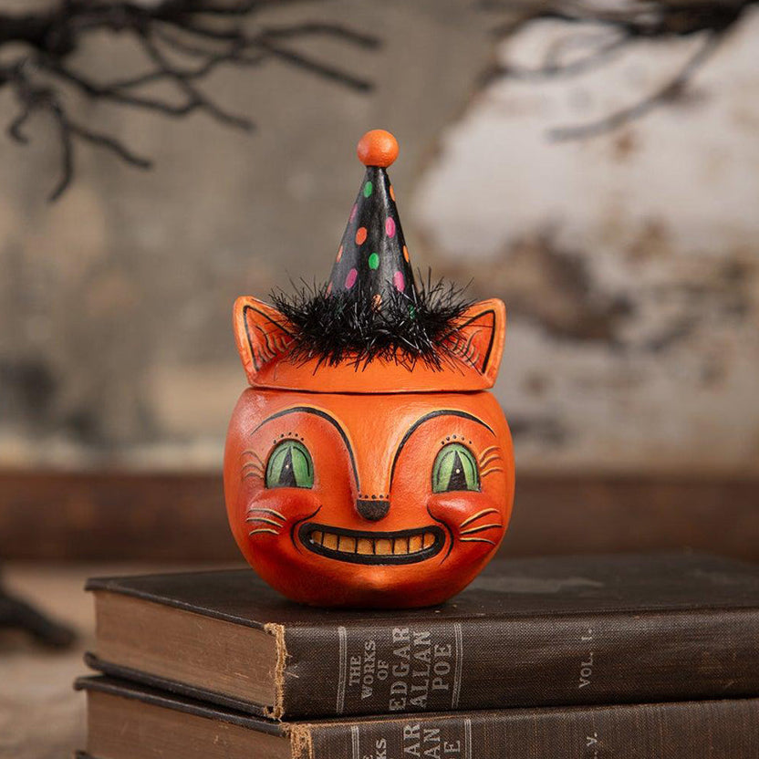 Green Eyed Copper Cat by Johanna Parker for Bethany Lowe Designs - Osadia Concept Store