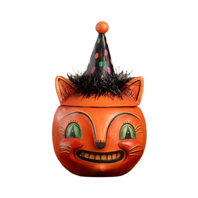 Green Eyed Copper Cat by Johanna Parker for Bethany Lowe Designs - Osadia Concept Store