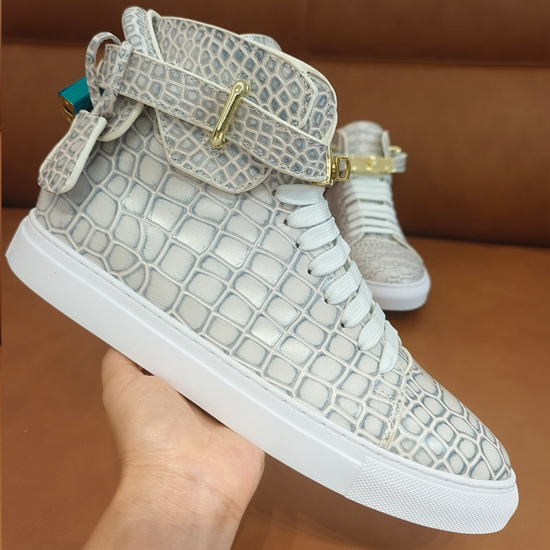Sovereign High-Top Luxe Sneakers