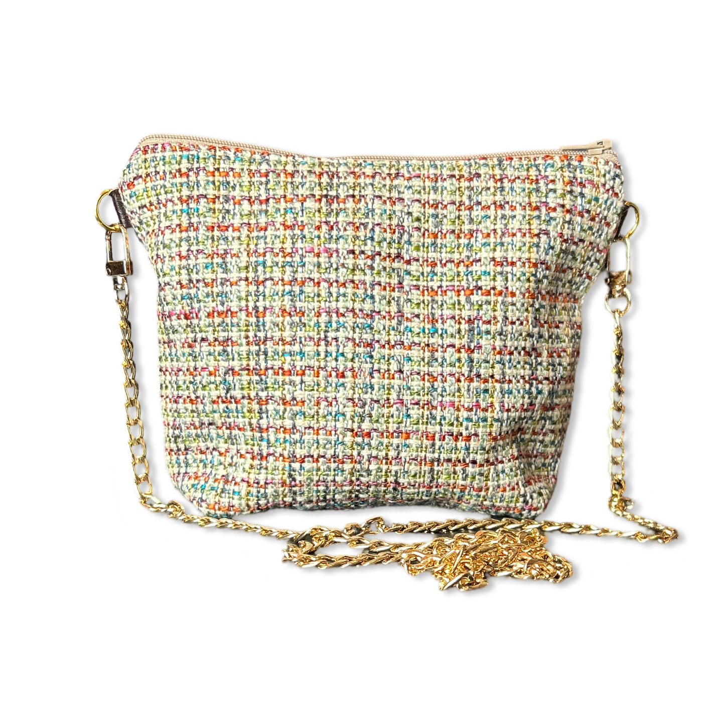 Farfalle Blue Vintage Scarf Crossbody Bag