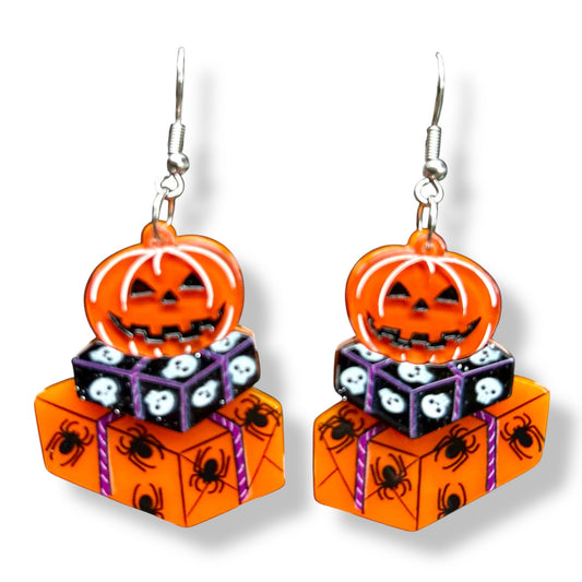 Halloween Happy Mail Earrings by 50's Vintage Dame x Lipstick & Chrome