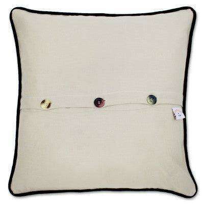 Hamptons Hand-Embroidered Pillow